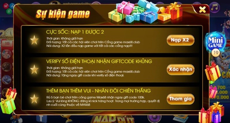 Max68 Club - Bom tấn cổng game bài đổi thưởng hot nhất 2022