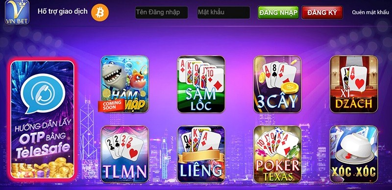 Vinbet Club – Cổng game chất lượng uy tín hàng đầu 2022