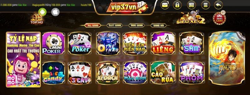 Link tải Vip37Vn Fun - Có gì thú vị tại game bài thế hệ mới?