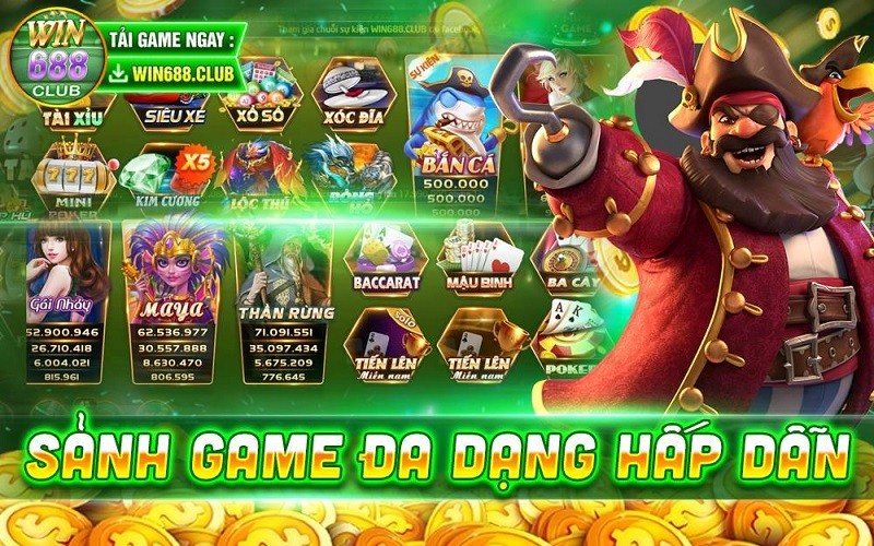 Chơi game hay, nhận quà mỏi tay cùng cổng game Win688 Club