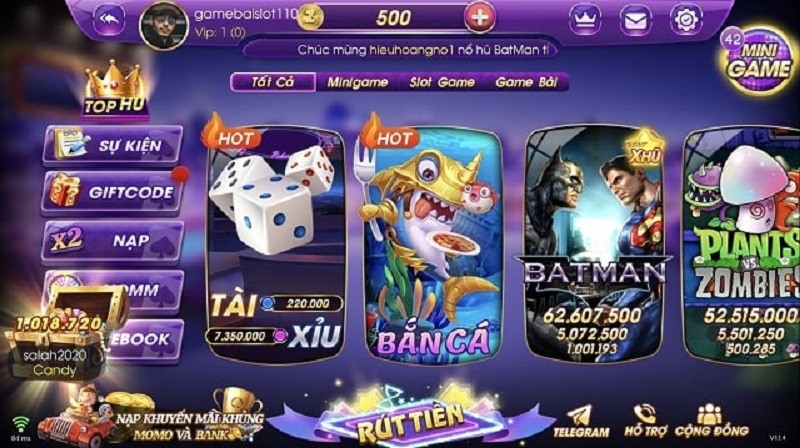 ZinVip Live - Săn hũ cực đã, tiền thưởng cực nhiều