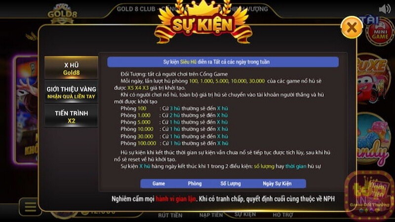 Gold8 Club – Chơi siêu đơn giản, nhận code cực lớn