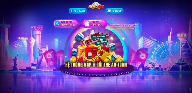 Nemo Vin - Cổng game bài đổi thưởng sang xịn mịn