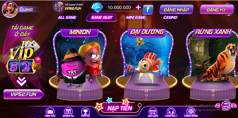 Vip52 fun – Sân chơi săn lộc cực khủng và mê say