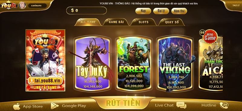 Hướng dẫn cách chơi cá cược tại cổng game đổi thưởng You88 Club