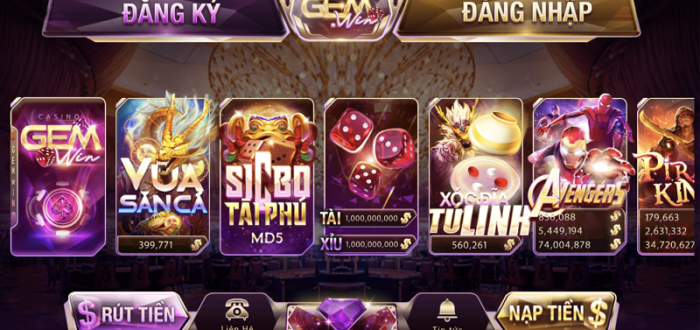 Tải Gem win – Sân chơi đổi thưởng tiền thật hot nhất