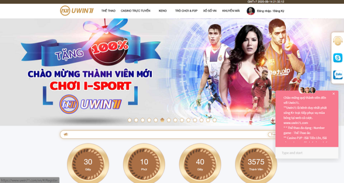 Game bài Uwin71 siêu hot – Tặng thưởng không giới hạn
